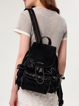 J.ESTINA BALLO SM Flap Backpack [BK] (JHNEHB5BS129BK260)