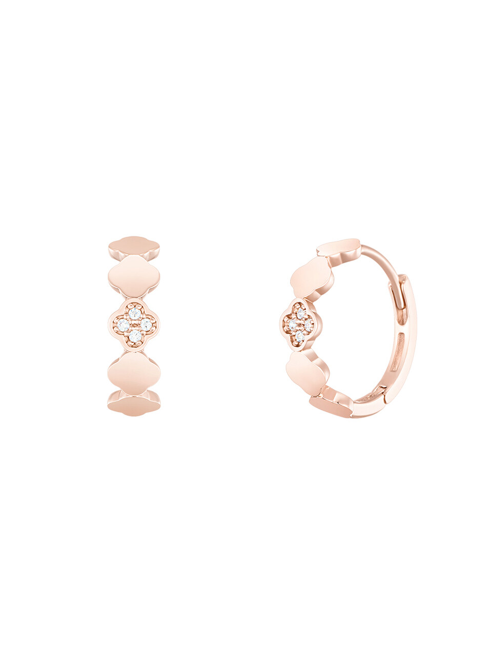J.ESTINA Clovia 14K Gold Hoop Earrings
