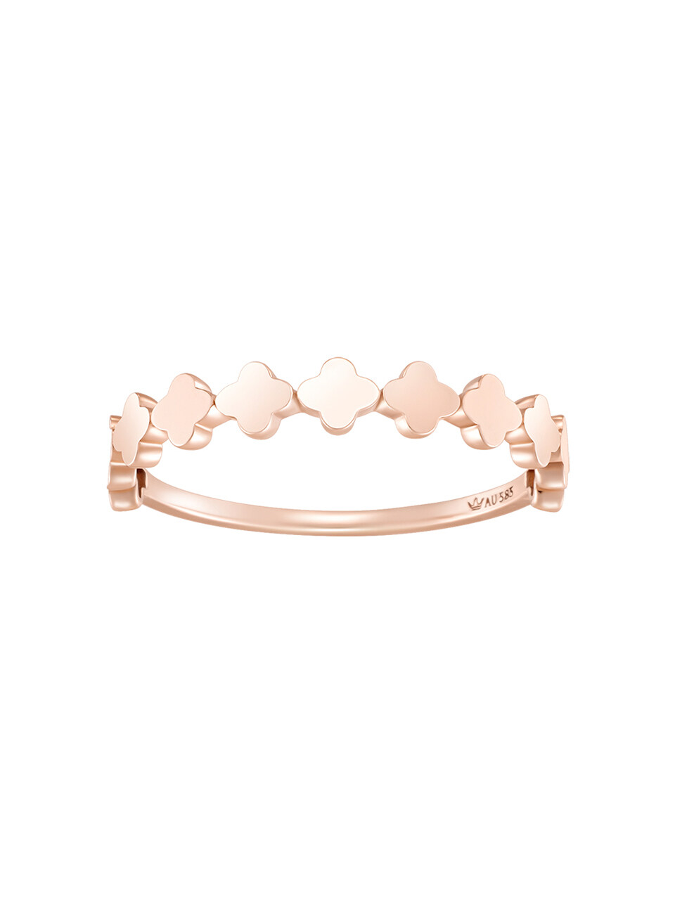 J.ESTINA Clovia 14K Gold Sequence Ring
