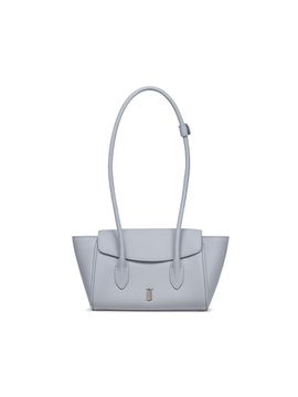 J.ESTINA Curved Leather Shoulder Bag [Light Blue] (JHNCHA5BS837LB010)