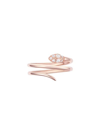 J.ESTINA Embossed Texture Rose Gold 14K Ring (JJWJRQ5B2106R4030)
