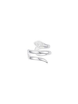 J.ESTINA Embossed Texture Silver Ear Cuff (JJWJEQ5B2107SWP00)
