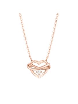 J.ESTINA Eter Heart 14K Diamond Necklace JJERND3BF666R4420