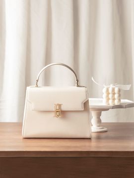 J.ESTINA Forte Satchel Bag_White