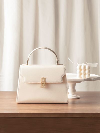 J.ESTINA Forte Satchel Bag_White