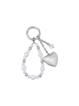 J.ESTINA Heart Pearl Elegant Silver Keyring (JEACEA5BS975SI360)