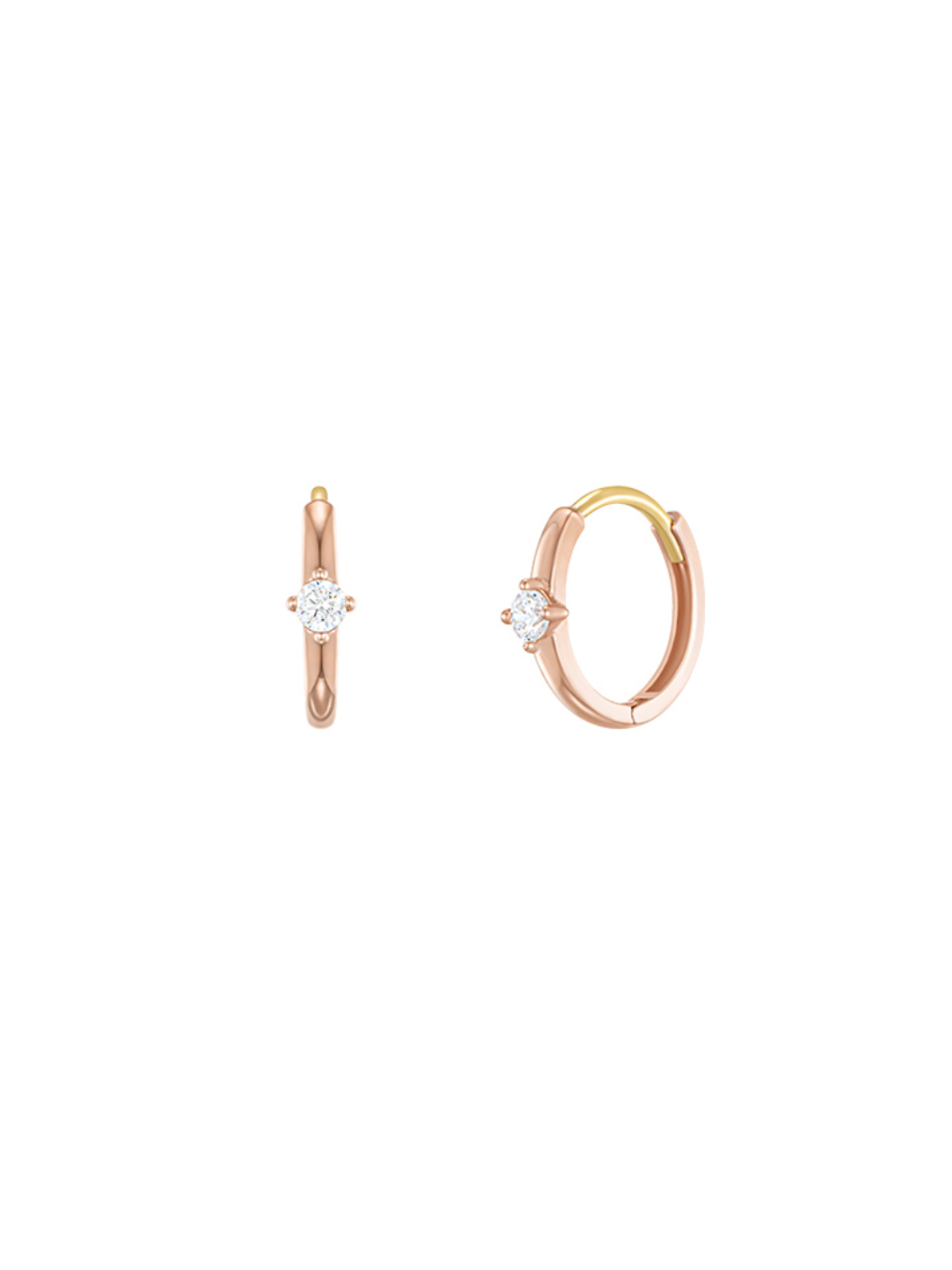 J.ESTINA J Basic 14K Earrings JJJBEQ9AS557R4000