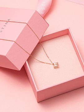 J.ESTINA J CUBE Necklace ( JJLJNQ0BF515SR420 )