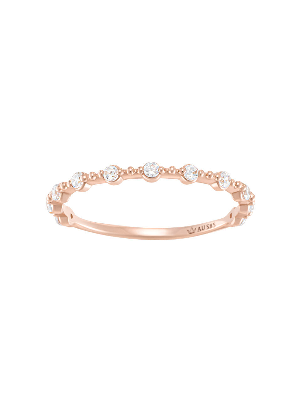 J.ESTINA J e te 14K Ring (JJJTRQ2BS031R4120)