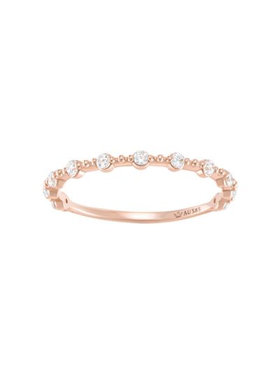 J.ESTINA J e te 14K Ring (JJJTRQ2BS031R4120)