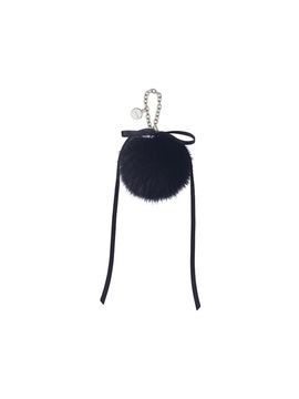 J.ESTINA J. LETTER Fur Ribbon Charm BK (JEACEA4BF310BK320)