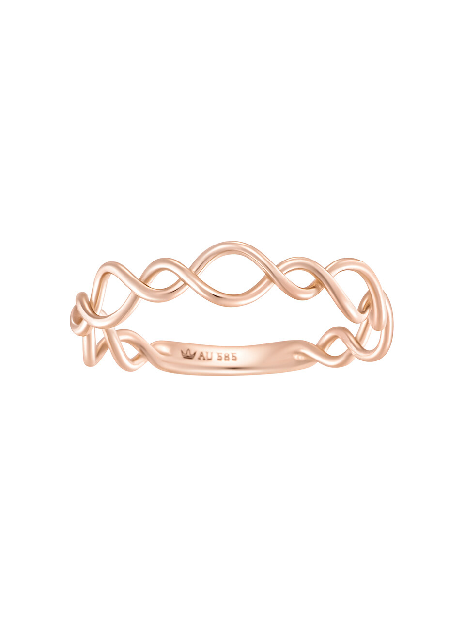 J.ESTINA J.Fenella 14K Gold Wave Ring