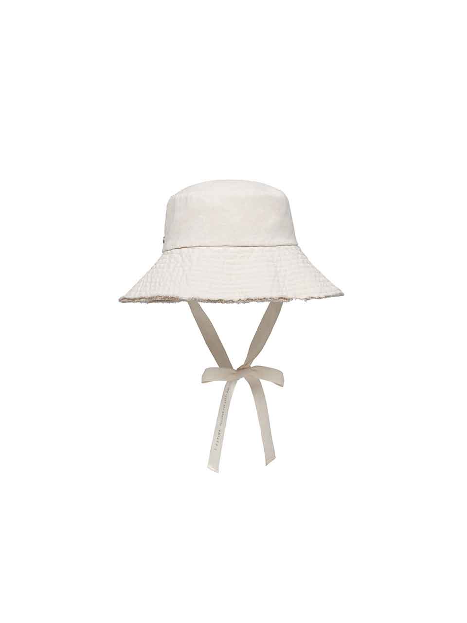 J.ESTINA J.Letter Cotton Bucket Hat