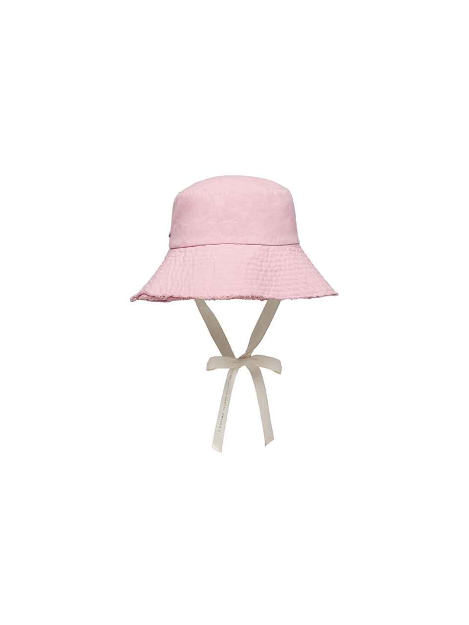 J.ESTINA J.Letter Cotton Bucket Hat _ Light Pink