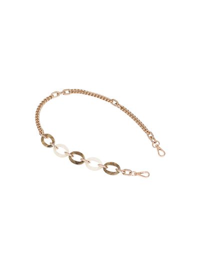 J.ESTINA Joelle Acrylic Shoulder Chain Strap_Brown