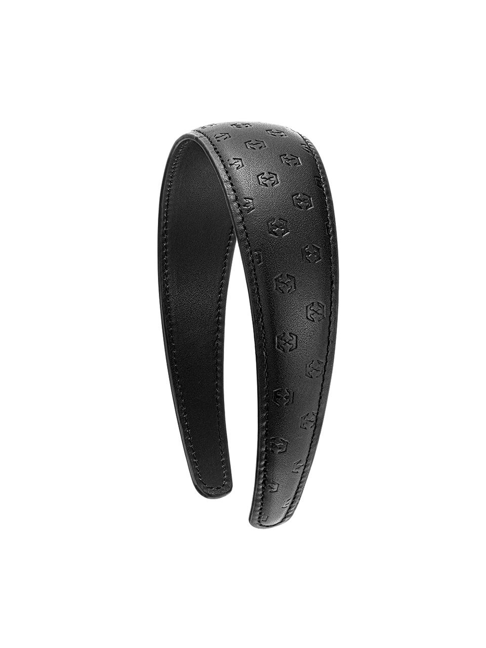 J.ESTINA Jolle Leather Hair Band - Black