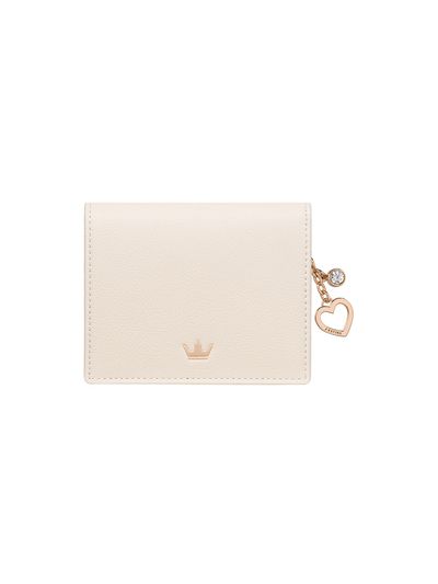 J.ESTINA JUDY Slim Bifold Wallet White