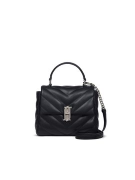 J.ESTINA Leather 2-WAY Compact Satchel [Black] (JHNCHD5BS452BK010)