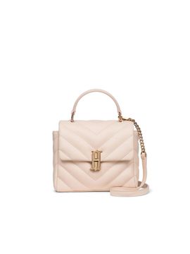 J.ESTINA Leather Embossed Compact Satchel [Ivory] (JHNCHD5BS452IV010)