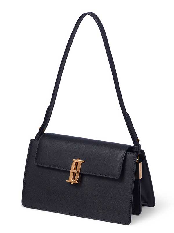 J.ESTINA Luce Small Shoulder Bag _ Black