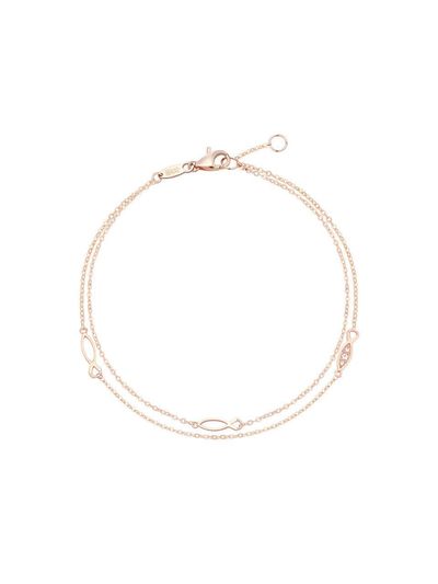 J.ESTINA Lucky Fish CZ Rose Gold Bracelet (JJJTBQ5B2007R47S0)