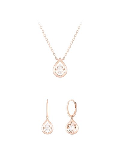 J.ESTINA Miello 14K Necklace + Earring Set