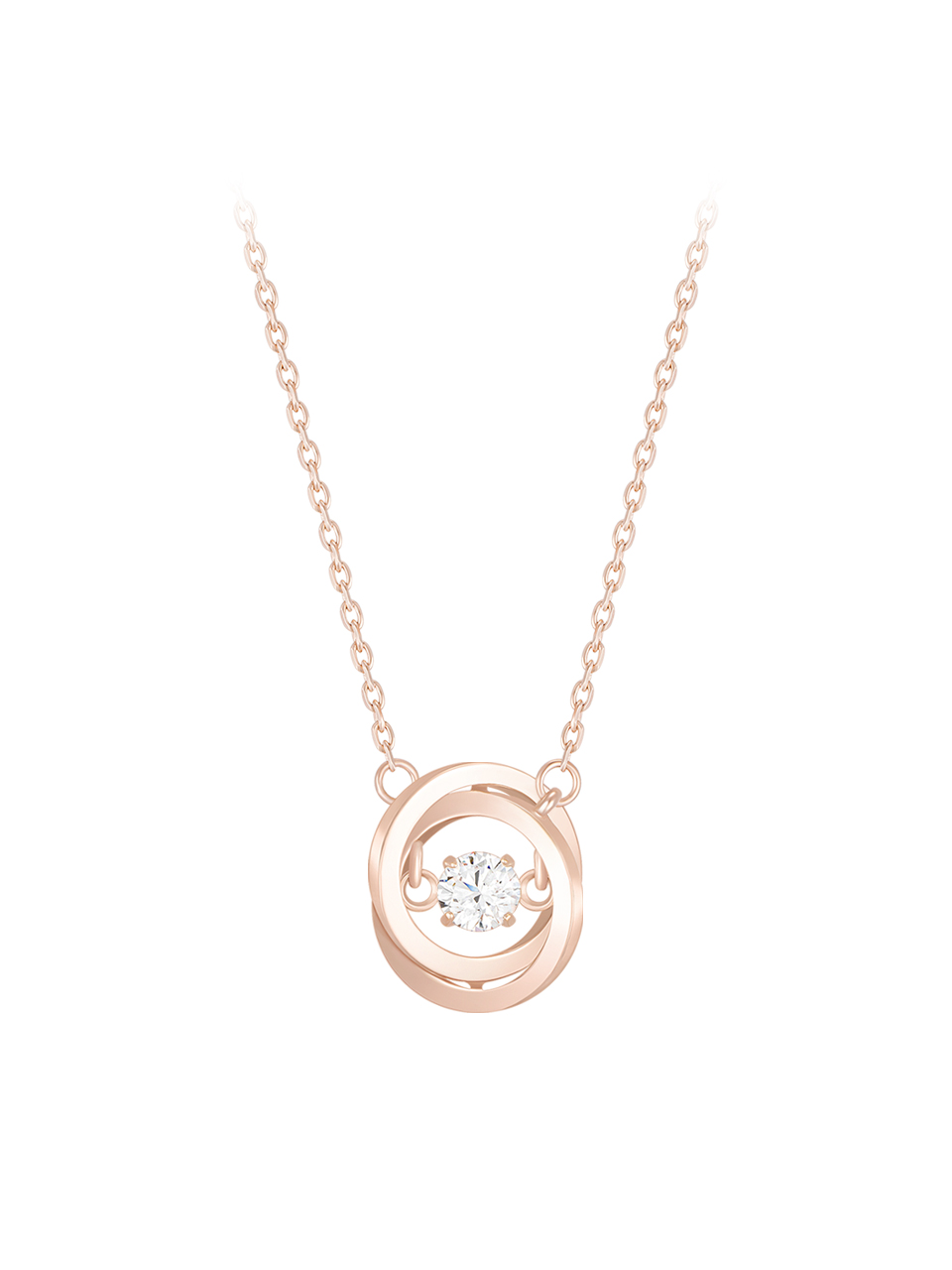J.ESTINA MIOELLO 14K DIA NECKLACE (JJMEND2BS601R4420)
