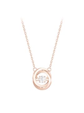 J.ESTINA MIOELLO 14K DIA NECKLACE (JJMEND2BS601R4420)