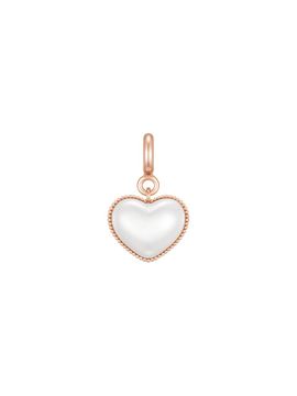 J.ESTINA Pearl Heart Silver Pendant (JJLJPZ3BF345SR000)