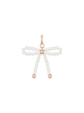 J.ESTINA Ribbon Pearl Hypoallergenic Silver Pendant (JJLJPI4BS357SR000)