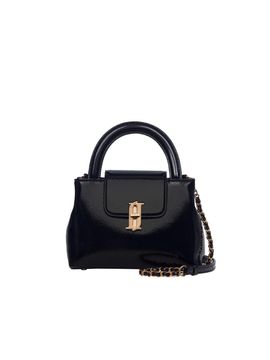 J.ESTINA SOGNO Enamel SM Tote Bag BK (JHNCHD4BF926BK980)