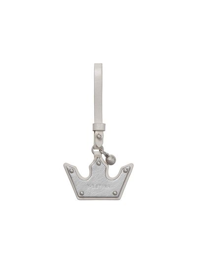J.ESTINA Studded Synthetic Leather Tiara Key Ring [Ivory] (JEACEA5BS370IV980)