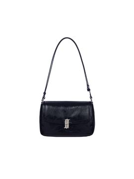 J.ESTINA Synthetic Leather Compact Cross Bag [Black] (JHNCHE5BS913BK980)