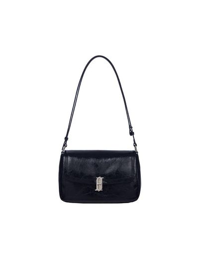 J.ESTINA Synthetic Leather Compact Cross Bag [Black] (JHNCHE5BS913BK980)