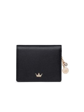 J.ESTINA Tia Double Slim Half Wallet_Black