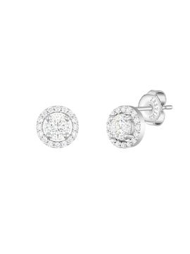 J.ESTINA White Diamond Earrings