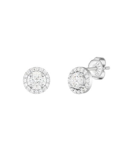 J.ESTINA White Diamond Earrings