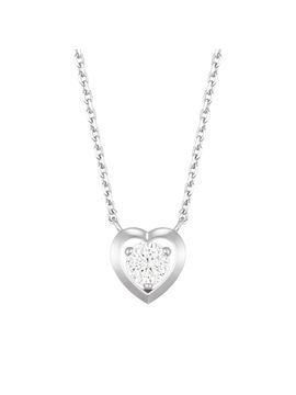 J.ESTINA Whitemond Heart Pendant Necklace