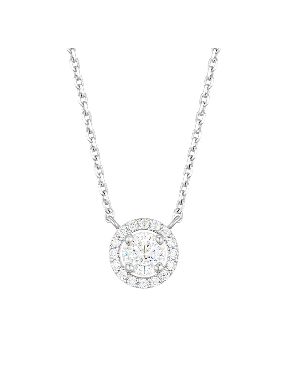 J.ESTINA Whitemond Round Pendant Necklace