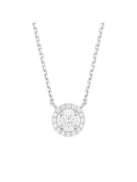 J.ESTINA Whitemond Round Pendant Necklace