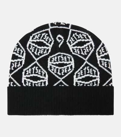 Jet Set Jet Set Logo wool-blend beanie
