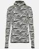 Jet Set Jet Set Zoey zebra-print jacquard hoodie - 1