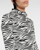 Jet Set Jet Set Zoey zebra-print jacquard hoodie - 4