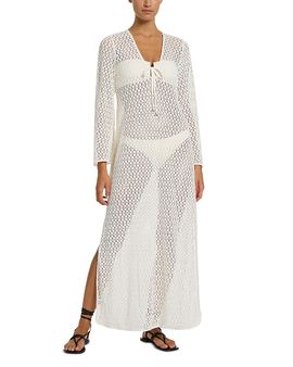 Jets Jets Stretch Lace Maxi Kaftan Cover Up