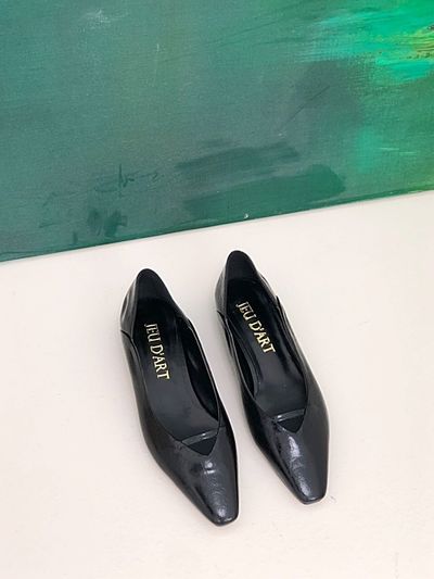 jeu d`art Blooming Soft Flats - Black