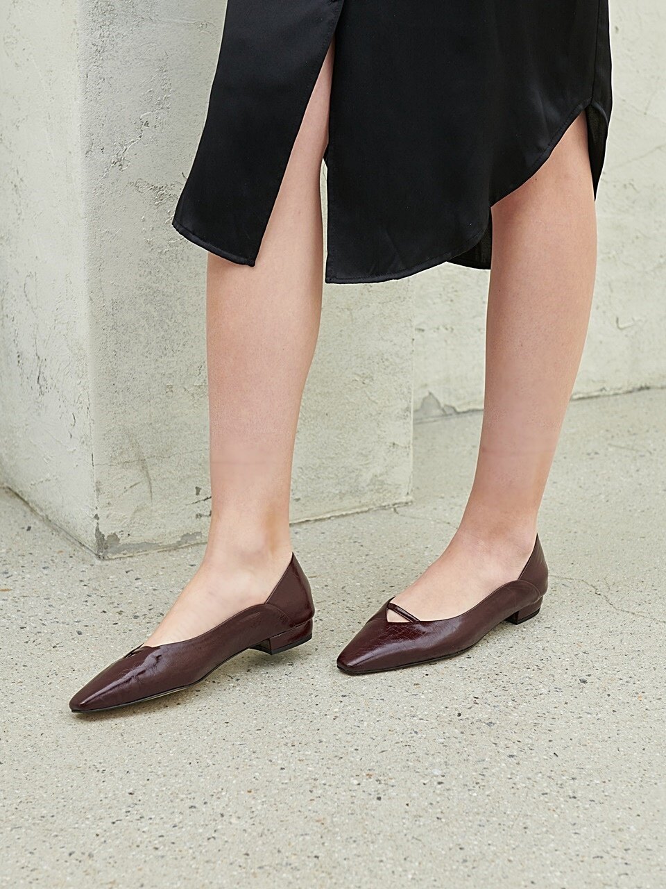 jeu d`art Blooming Soft Flats - Wine