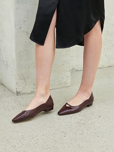 jeu d`art Blooming Soft Flats - Wine