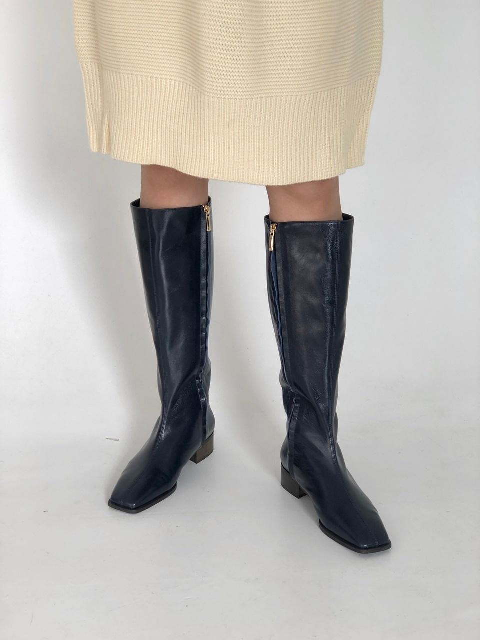 jeu d`art Daily Chic Long Boots_Navy