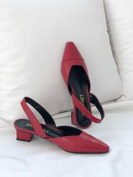 jeu d`art essential combi slingback red