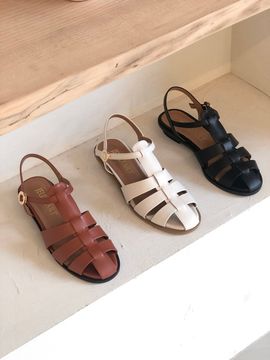 jeu d`art Fisherman Strap Flat Sandal  (4color)